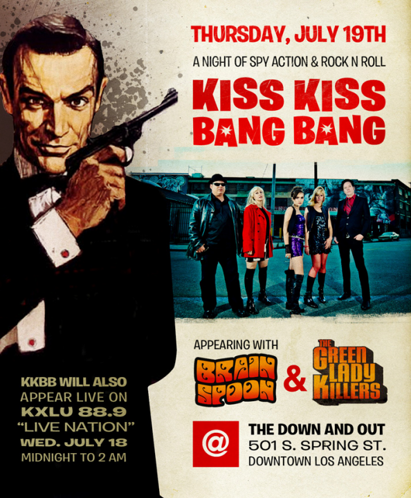 Kiss Kiss Bang Bang/ Green Lady Killers/ Brainspoon