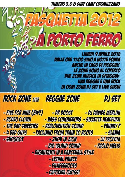 Pasquetta a Porto Ferro 2012 Festival sassari