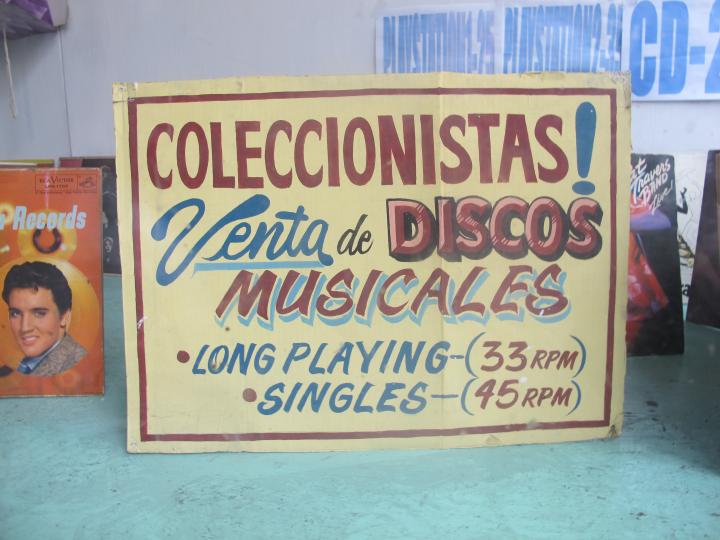 Record store in Havana