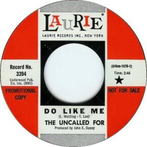 The Uncalled For - Do Like Me (1967)