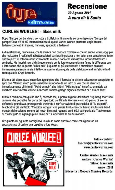 IYEZINE about Curlee Wurlee!