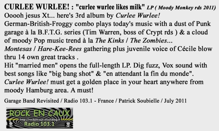 ROCK EN CAUX about Curlee Wurlee!