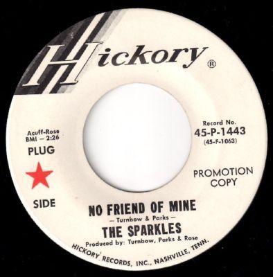 The Sparkles - No Friend Of Mine (1967)