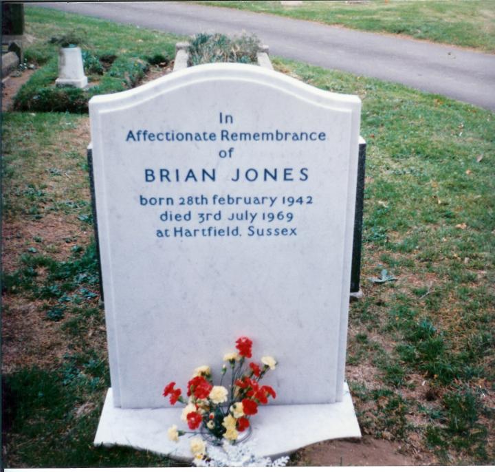 Brian Jones' Grave.