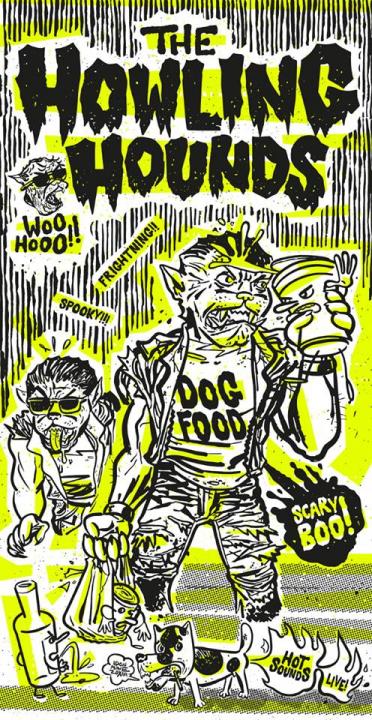 HOWLING HOUNDS poster