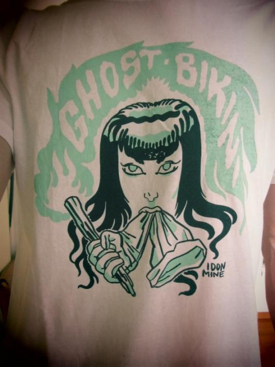 Ghost bikini shirt snap