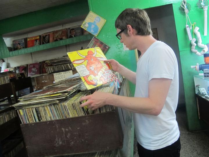 Record shopping in Havana